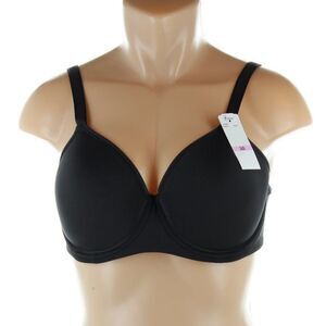 Paramour underwire black bra NWT